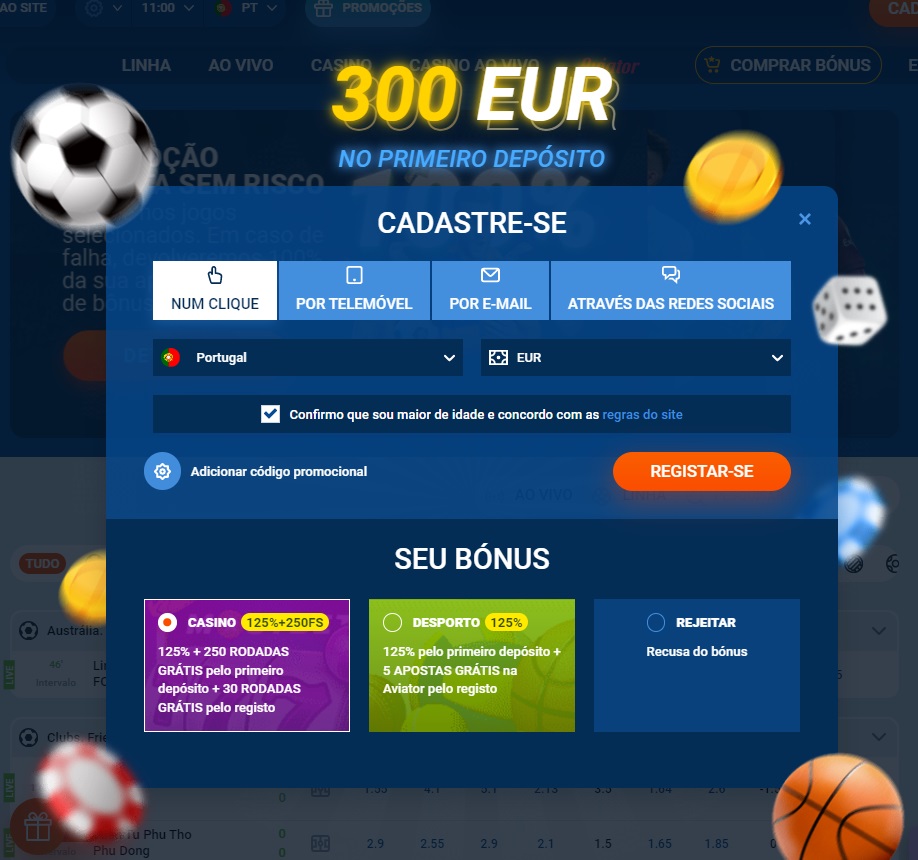 Mostbet Portugal Registration.